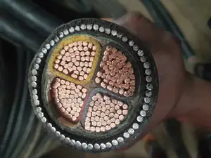240mm Electric Armoured Cable 4core 
