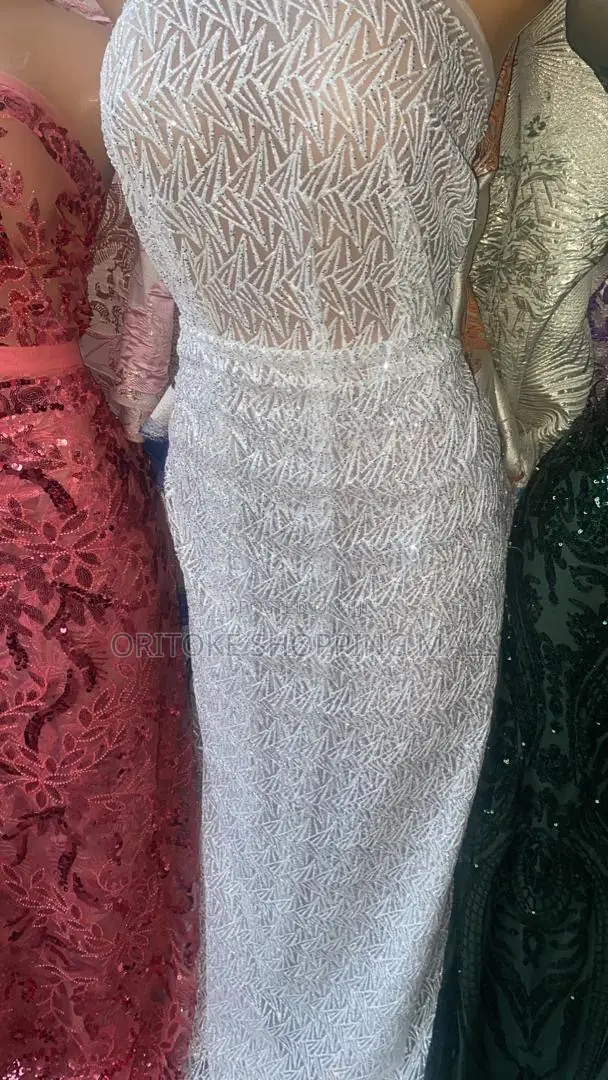 Luxury Handbeaded Lace Per Yards