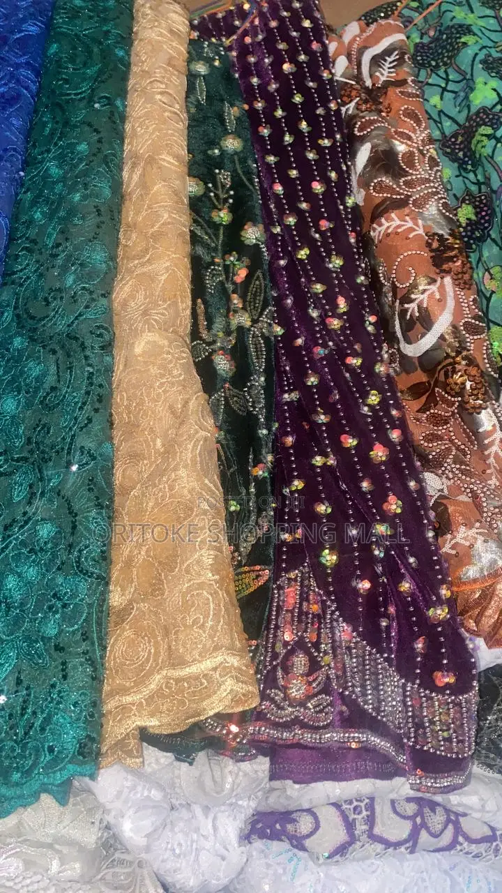 Luxury Handbeaded Lace Per Yards