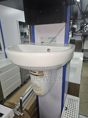 Basin And Semi Pedestal White