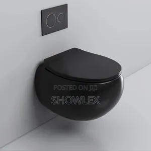 Black Wall Hung Wc England Standard Round