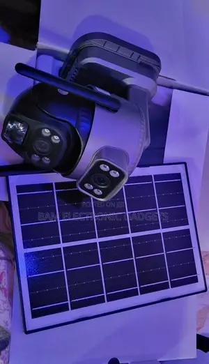 Solar CCTV Camera, 4g Sim, Dual Lens (Good Image Quality)