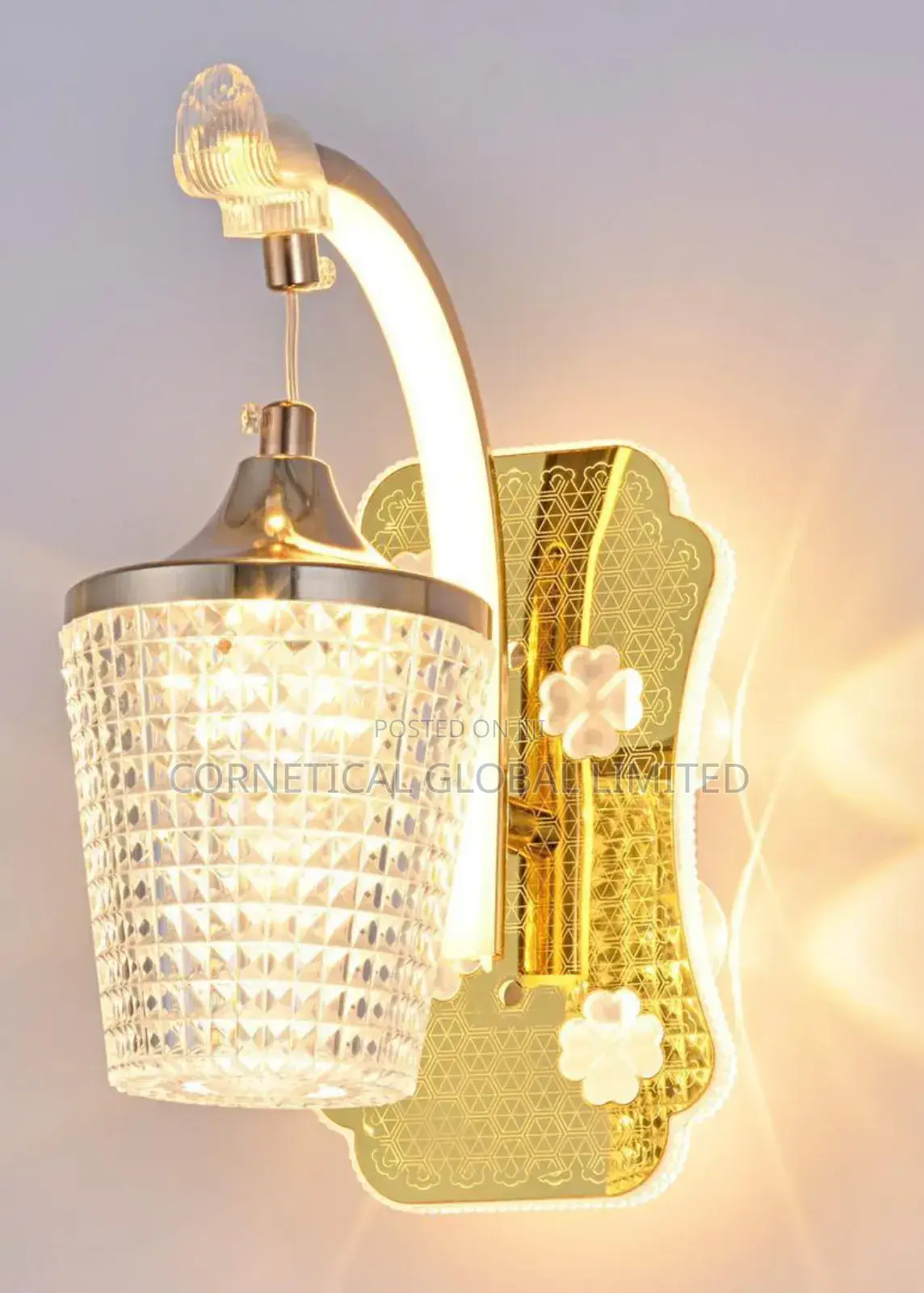Modern Crystal LED Wall Bracket Light