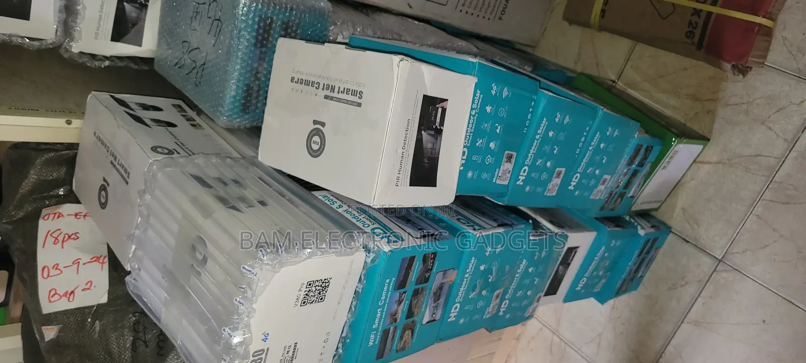 Solar CCTV Camera, 4g Sim, Dual Lens (Good Image Quality)