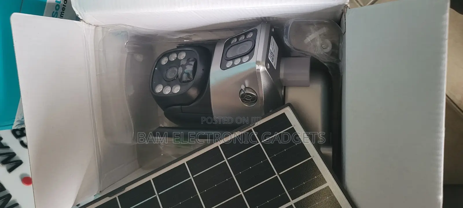 Solar CCTV Camera, 4g Sim, Dual Lens (Good Image Quality)