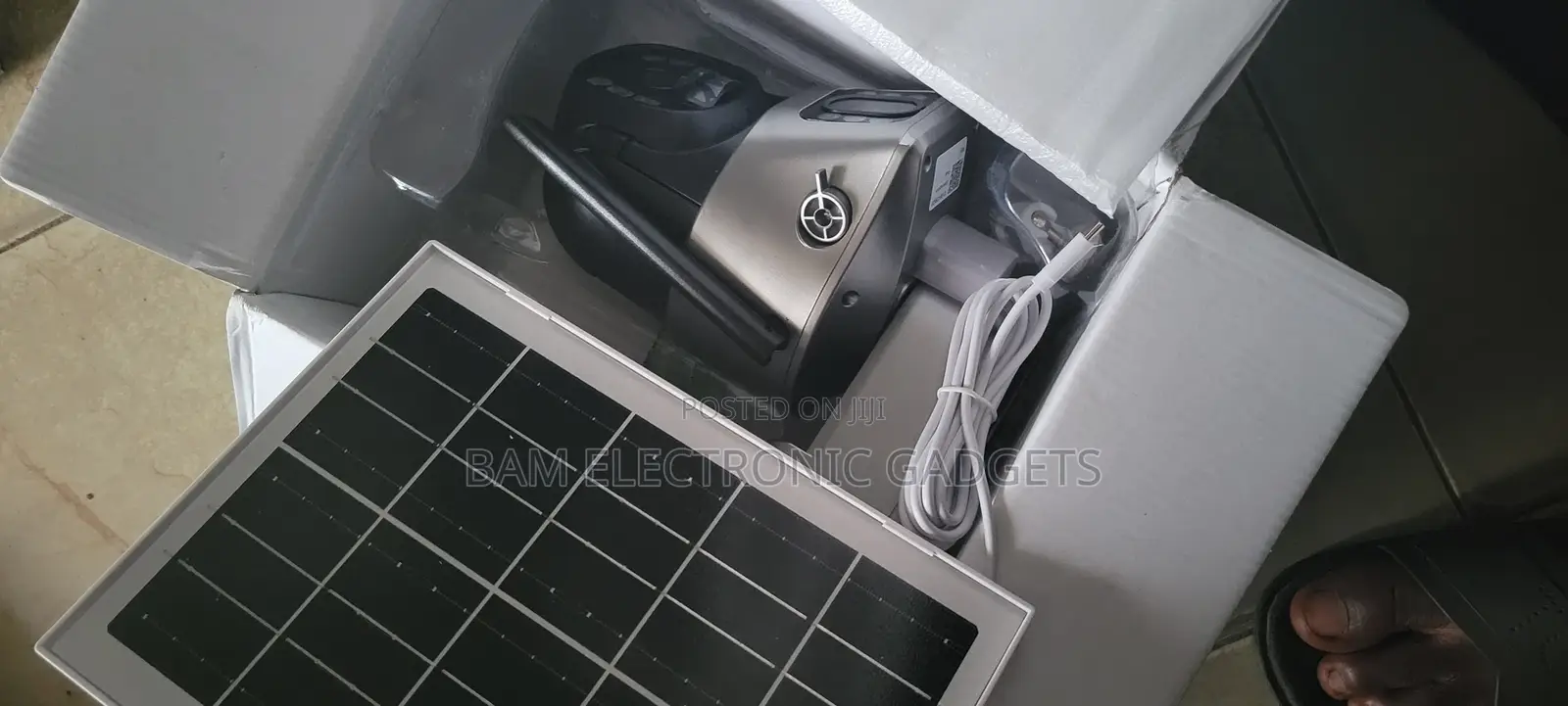 Solar CCTV Camera, 4g Sim, Dual Lens (Good Image Quality)