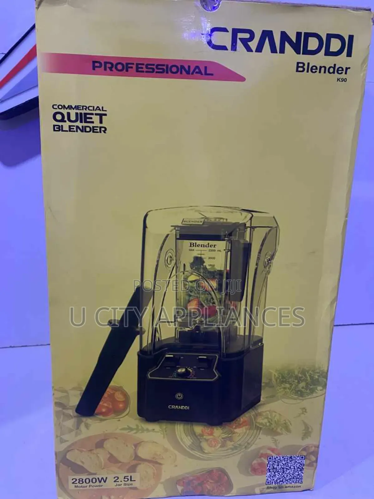 Crnddi Professional Soundproof Blender