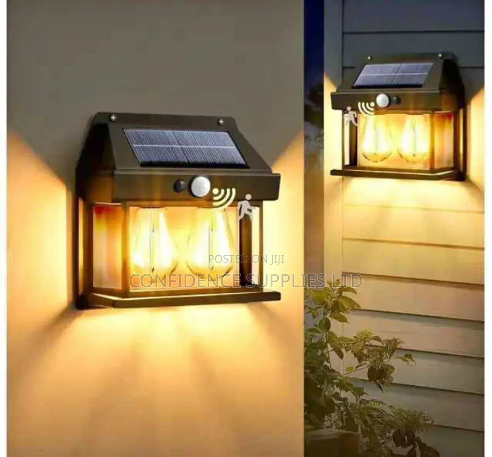 Motion Sensor Solar Wall Lamp