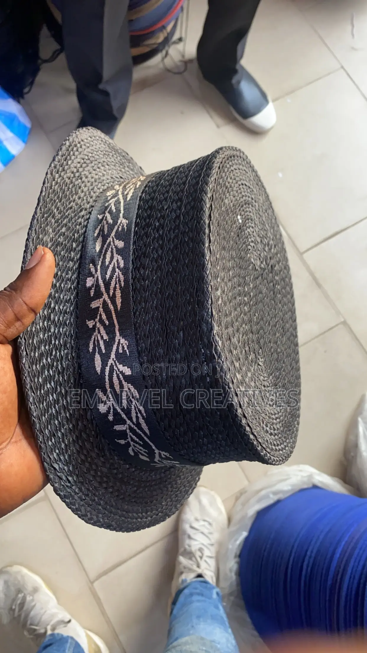 Original/Quality Flat Head Straw Hat for Unisex