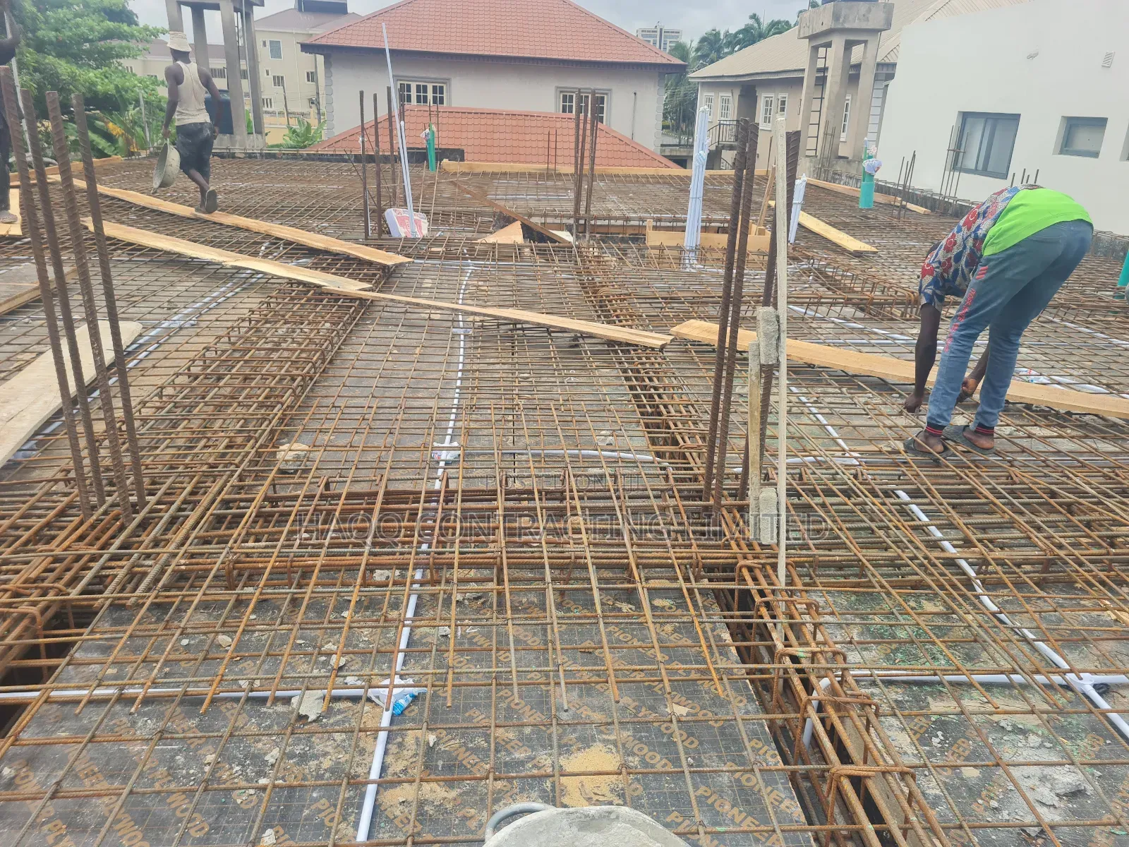 Slab, Columns Concrete Casting