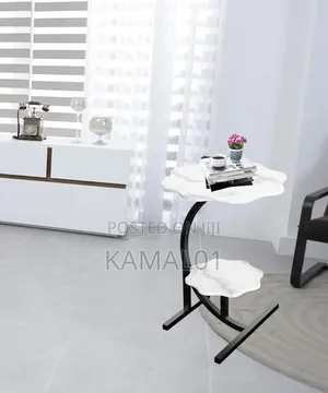 Double Layer C-Shaped End Table, Small Side Table