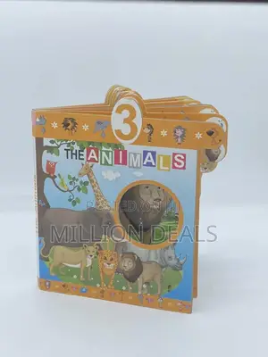 Unique Cool Kiddies Educational Animal Card Book