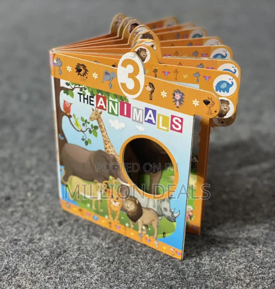 Unique Cool Kiddies Educational Animal Card Book