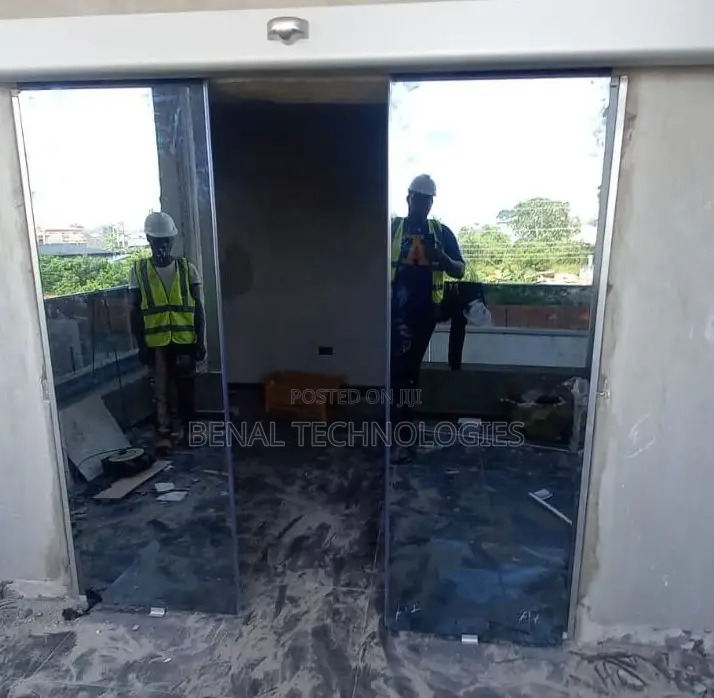 Sensor-Guided Entry Door