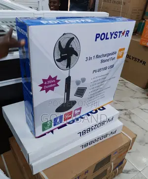 The Best 16inches Polystar Rechargeble Standing Fan Pv-8516b
