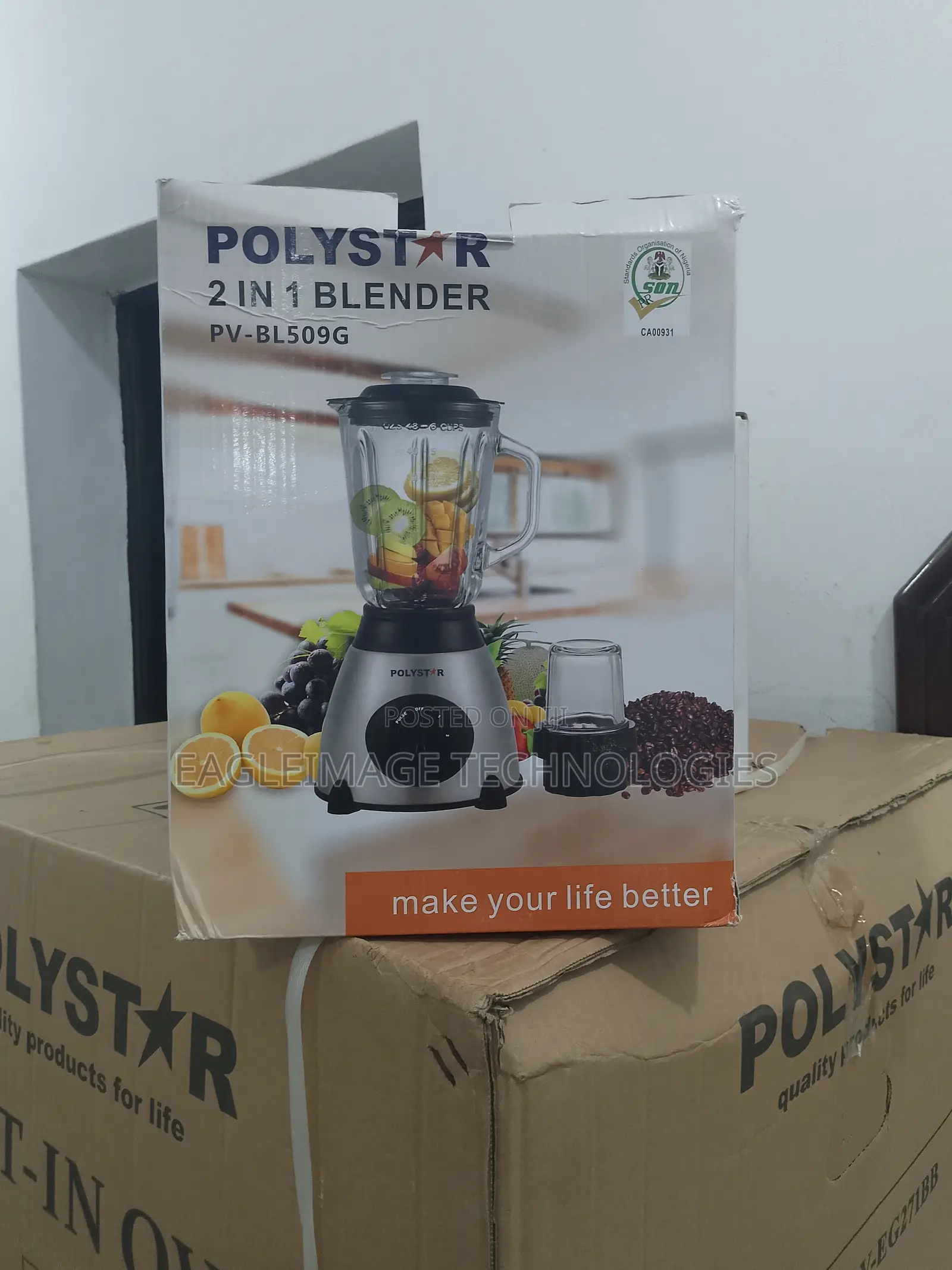 Top Pick 2 in 1 Polystar Blender