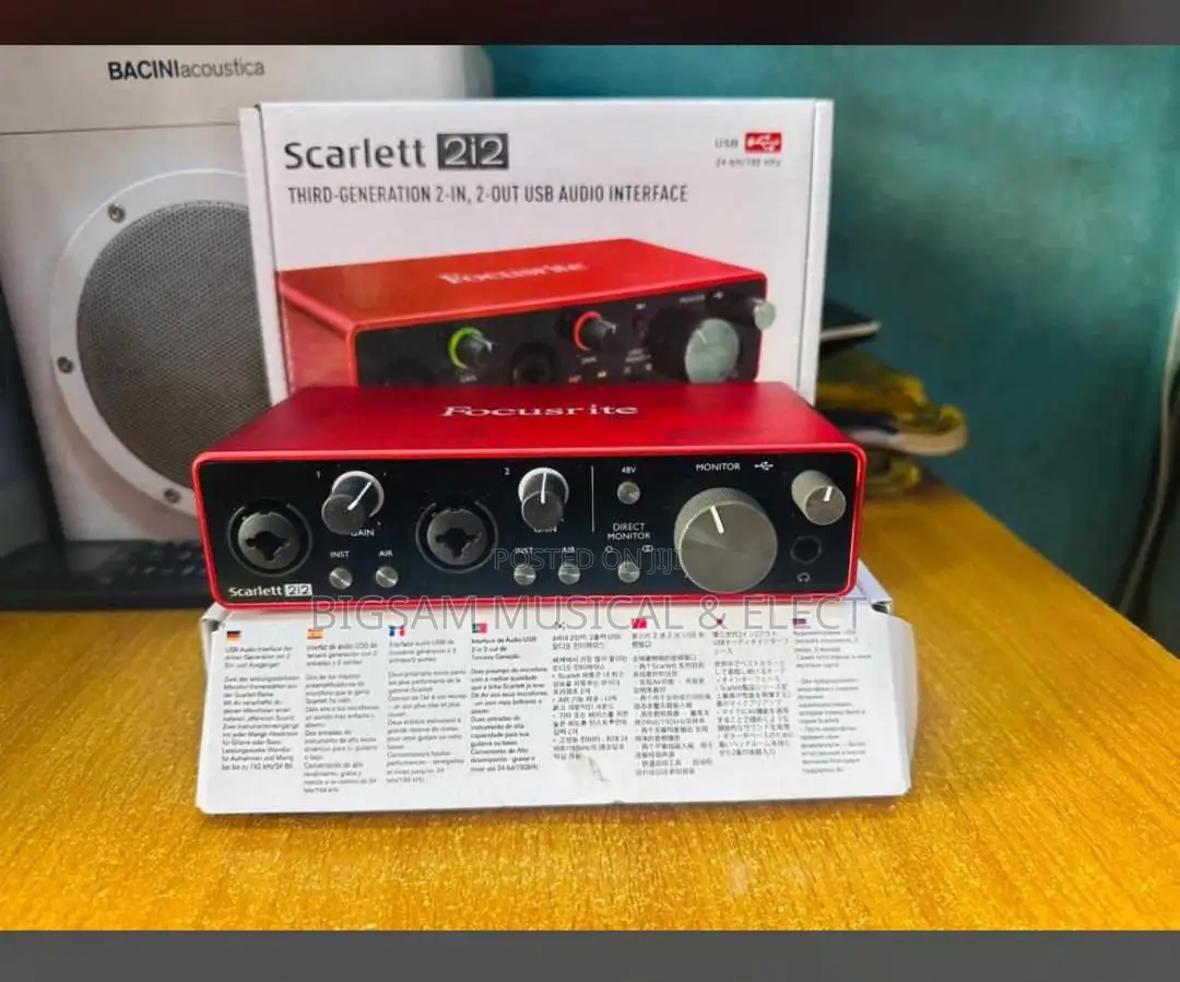 Focusrite Scarlett 2I2 USB Audio Interface