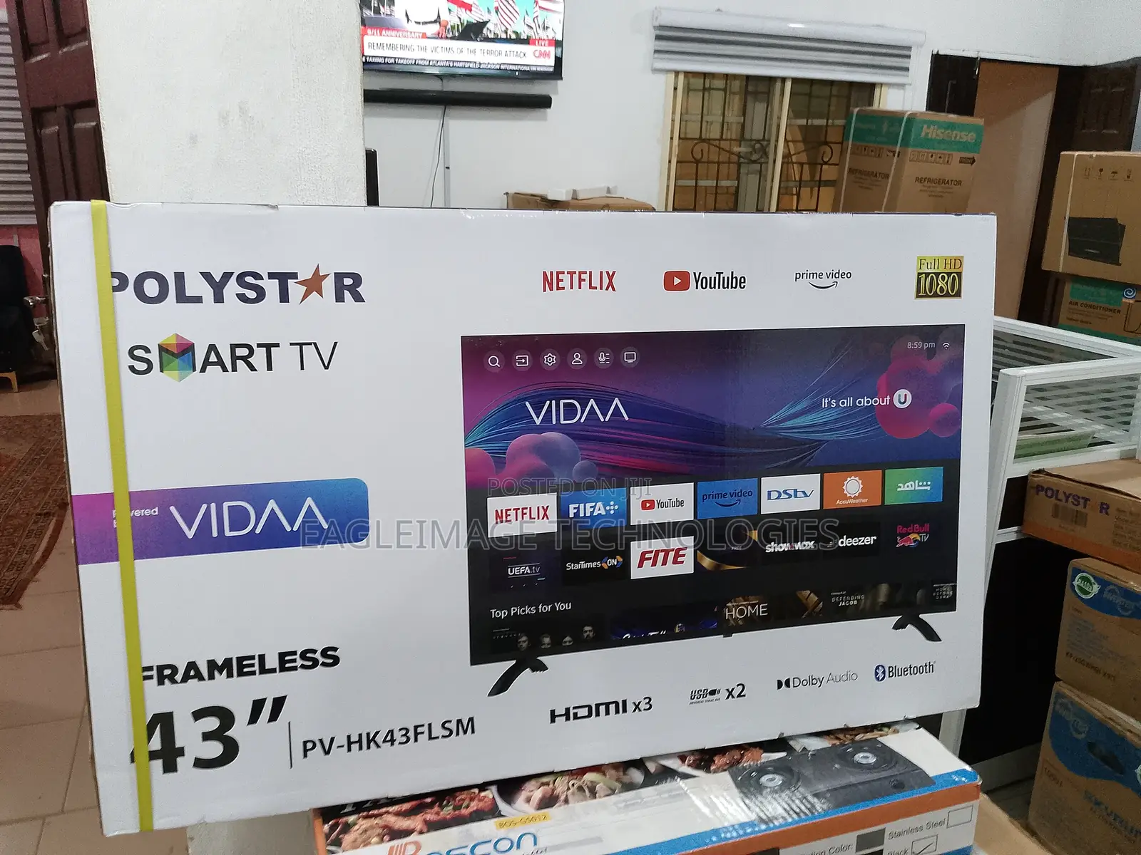 Portable Polystar Smart TV