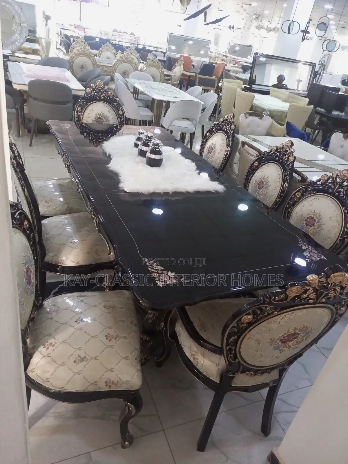 Royal Dinner Table and Chairs