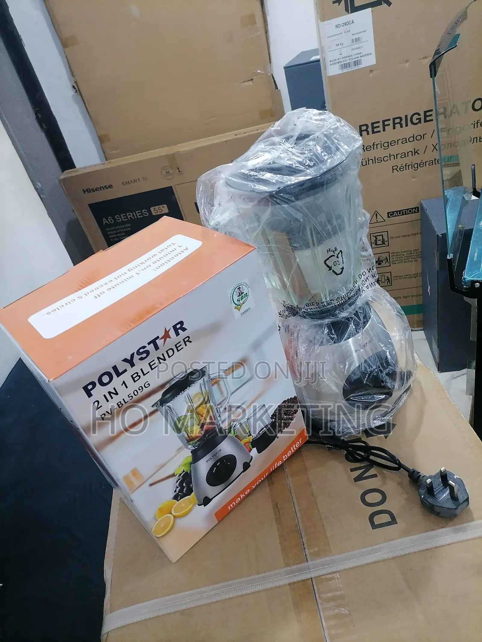 Strong 2 in 1 Polystar Electric Blender-Pv-Bl509g