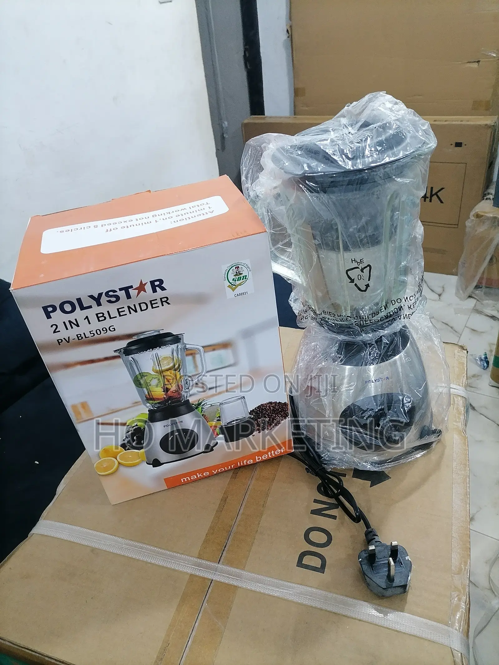 Current Best 2 in 1 Polystar Electric Blender-Pv-Bl509g
