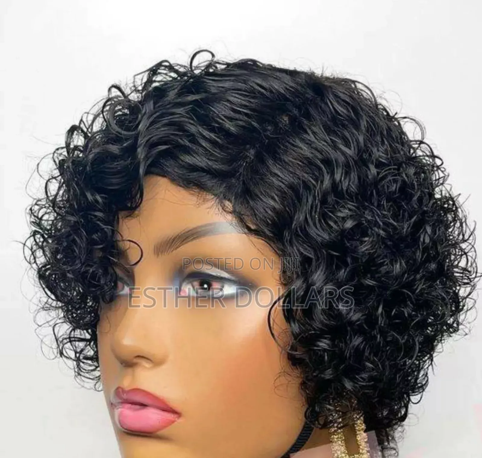 Short Pixie Curly Hair for Classy Ladies