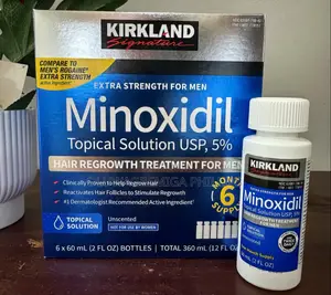 Authentic Kirkland Minoxidil Extra 5% Strength Hair Growth