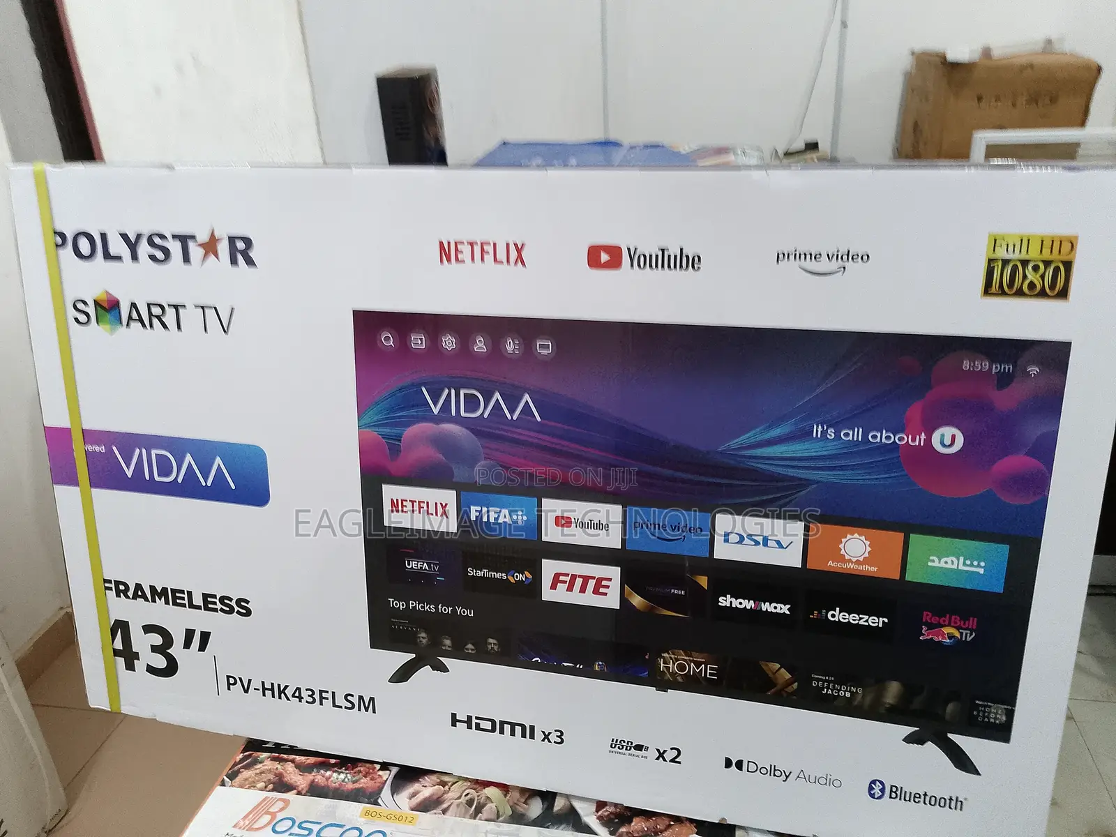 Efficient Polystar 43''smart TV