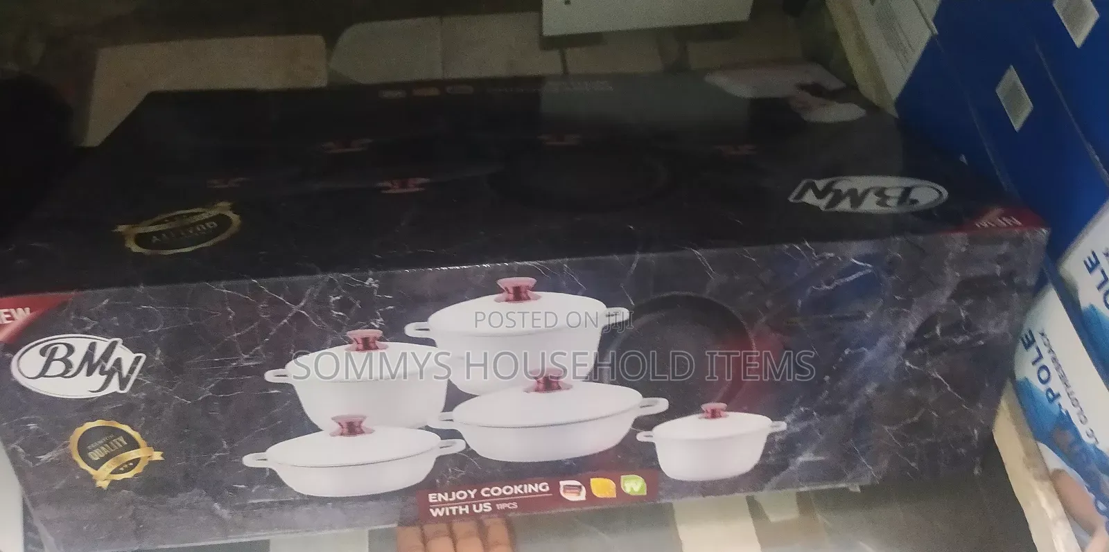 Premium 11pcs Die-cast Cookware Pot Set With Pan