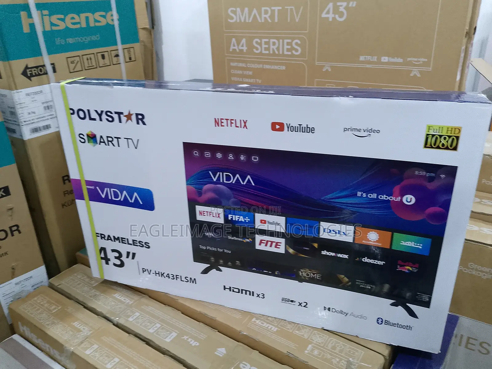 Original Polystar 43''smart TV