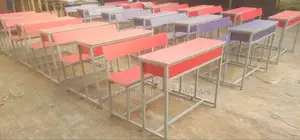 School Double Desk and Seat Jointed