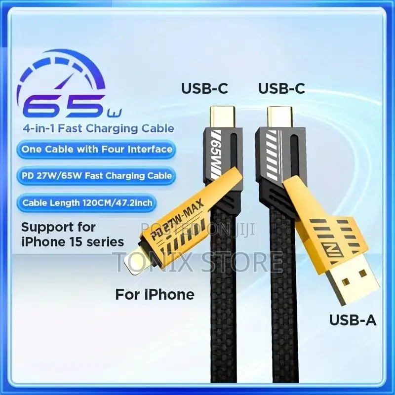 2M Original Super Fast Cable 65W (4in1)