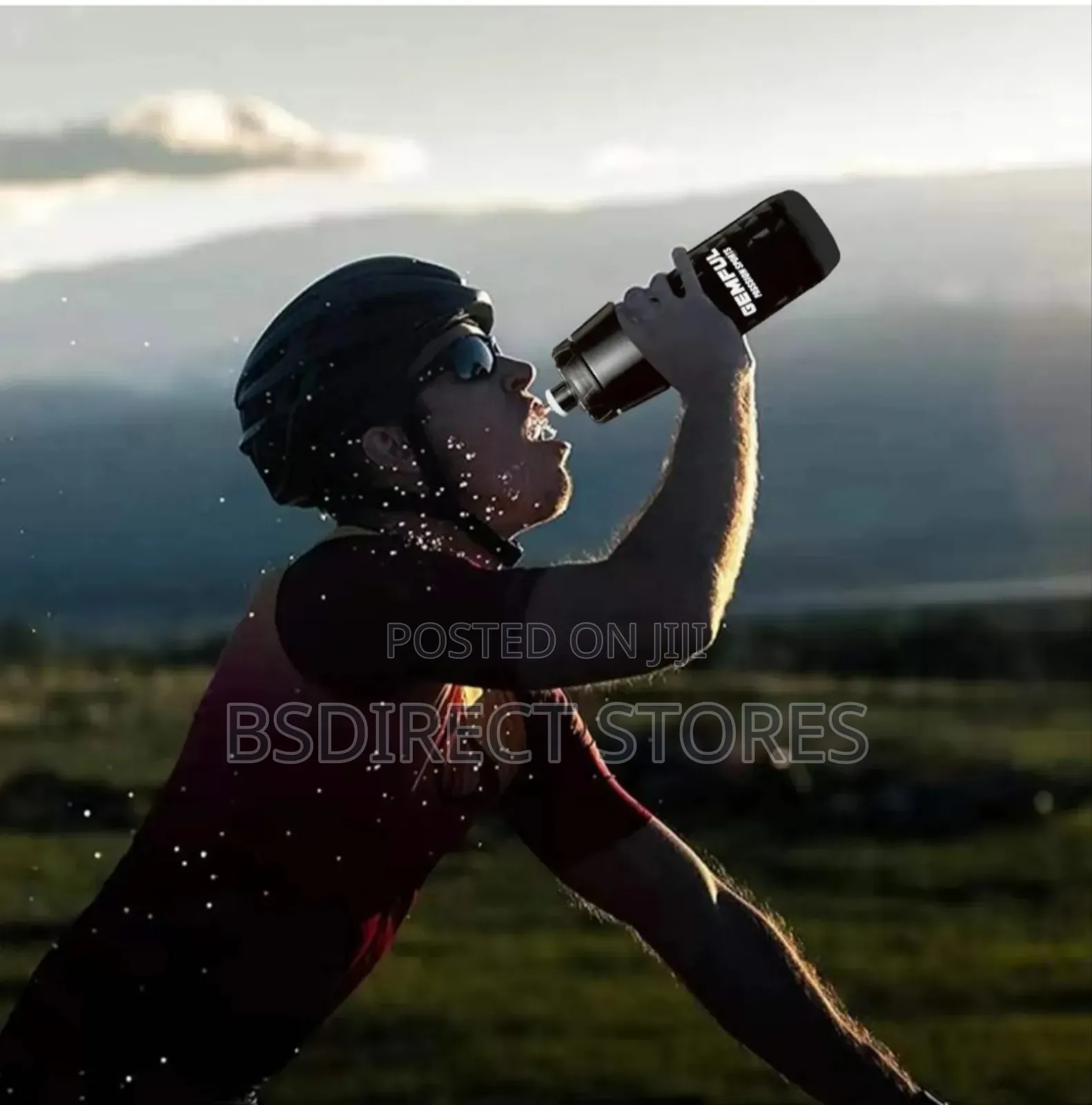 GEMFUL Bike Water Bottle With Cage (2 Bottles With 2 Holders