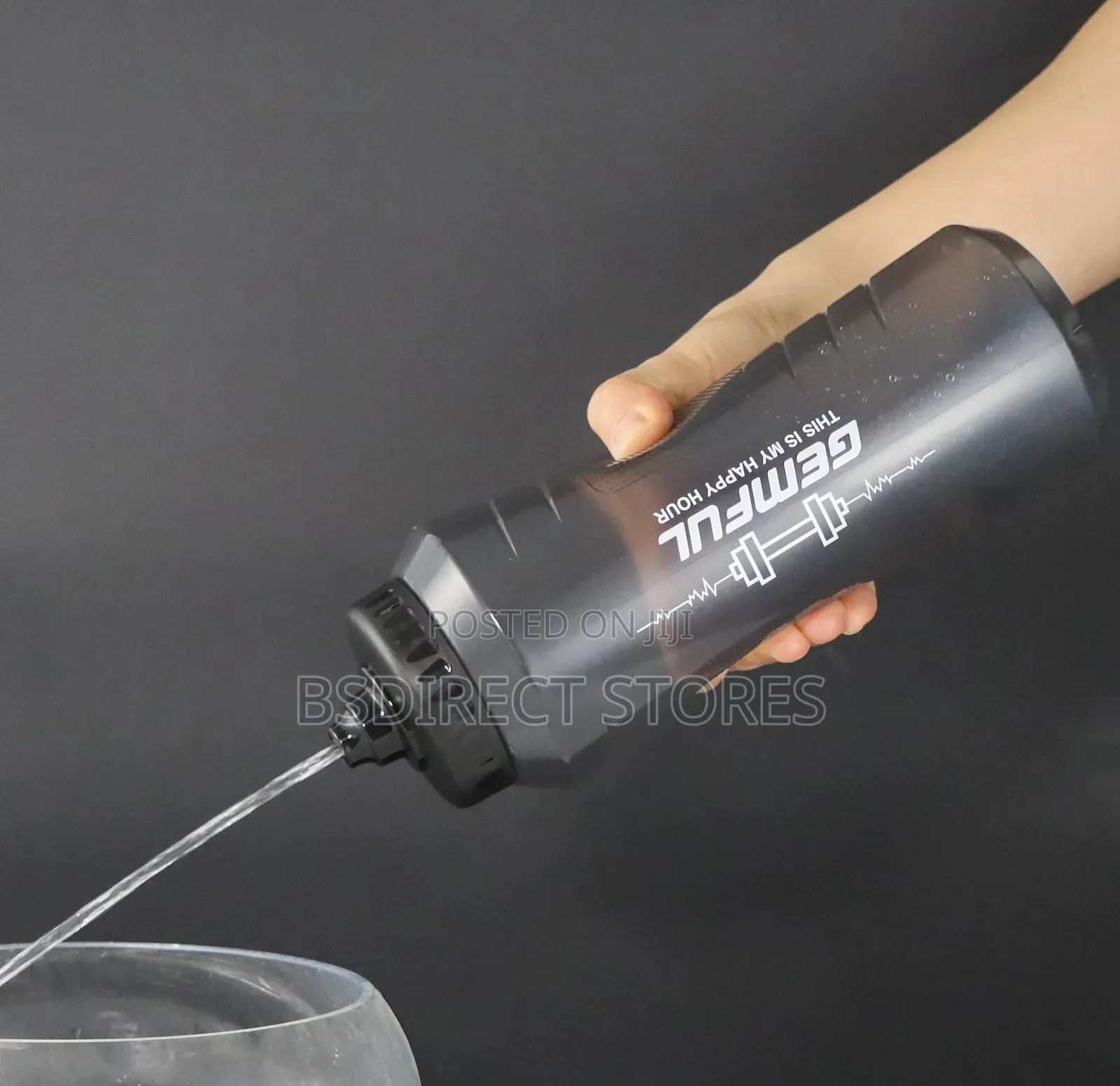 GEMFUL Bike Water Bottle With Cage (2 Bottles With 2 Holders