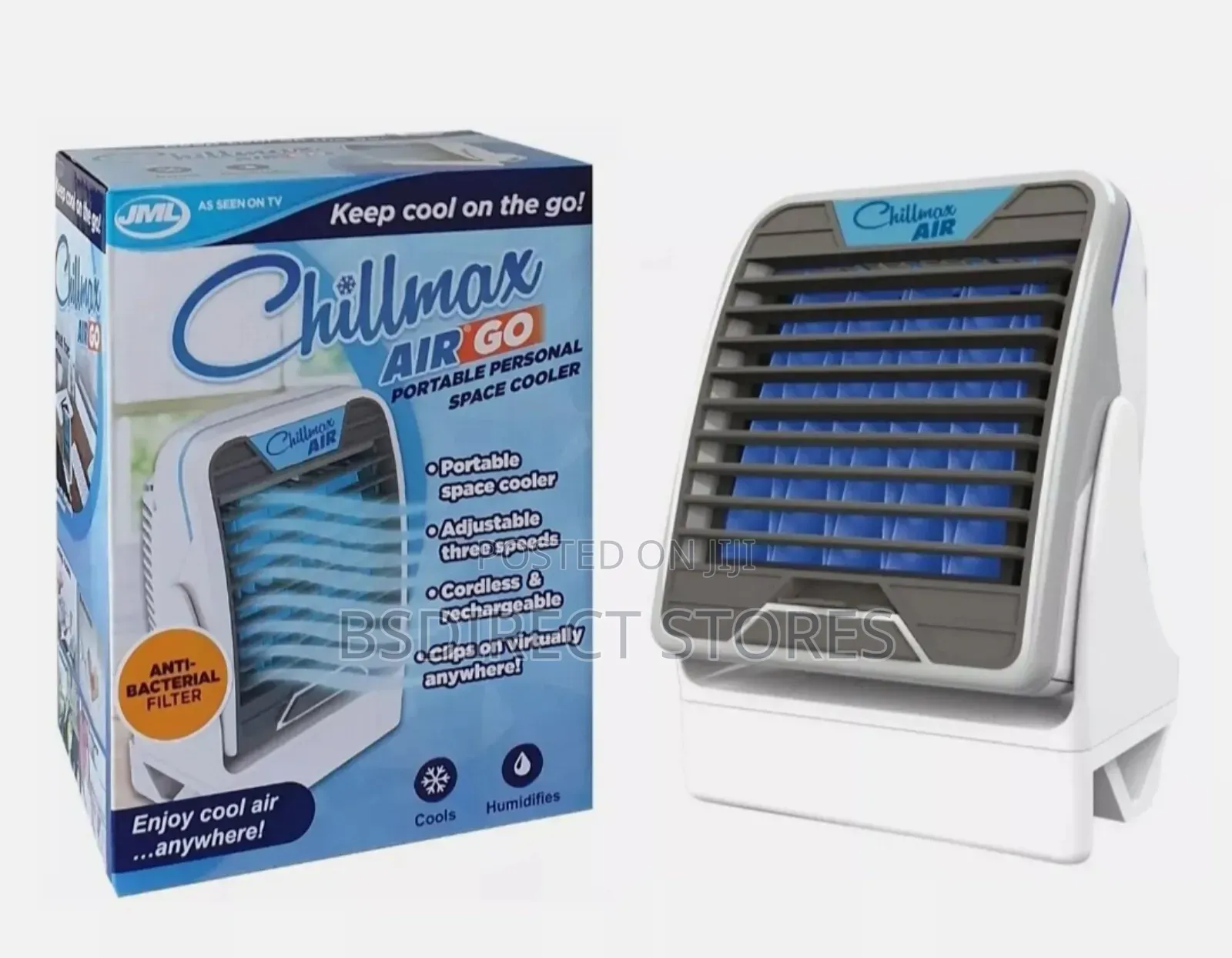 JML Chillmax Air Go Portable Personal Cooler