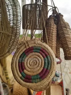 Handwoven, Raffia Beach Bag