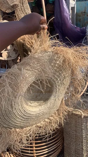 Handwoven, Raffia Beach Hat