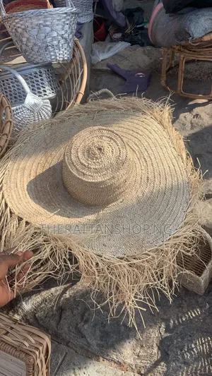 Handwoven, Raffia Beach Hat