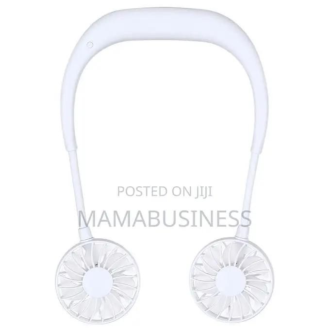 Multi-Function Portable Adjustable Wearable Sport Fan(White)