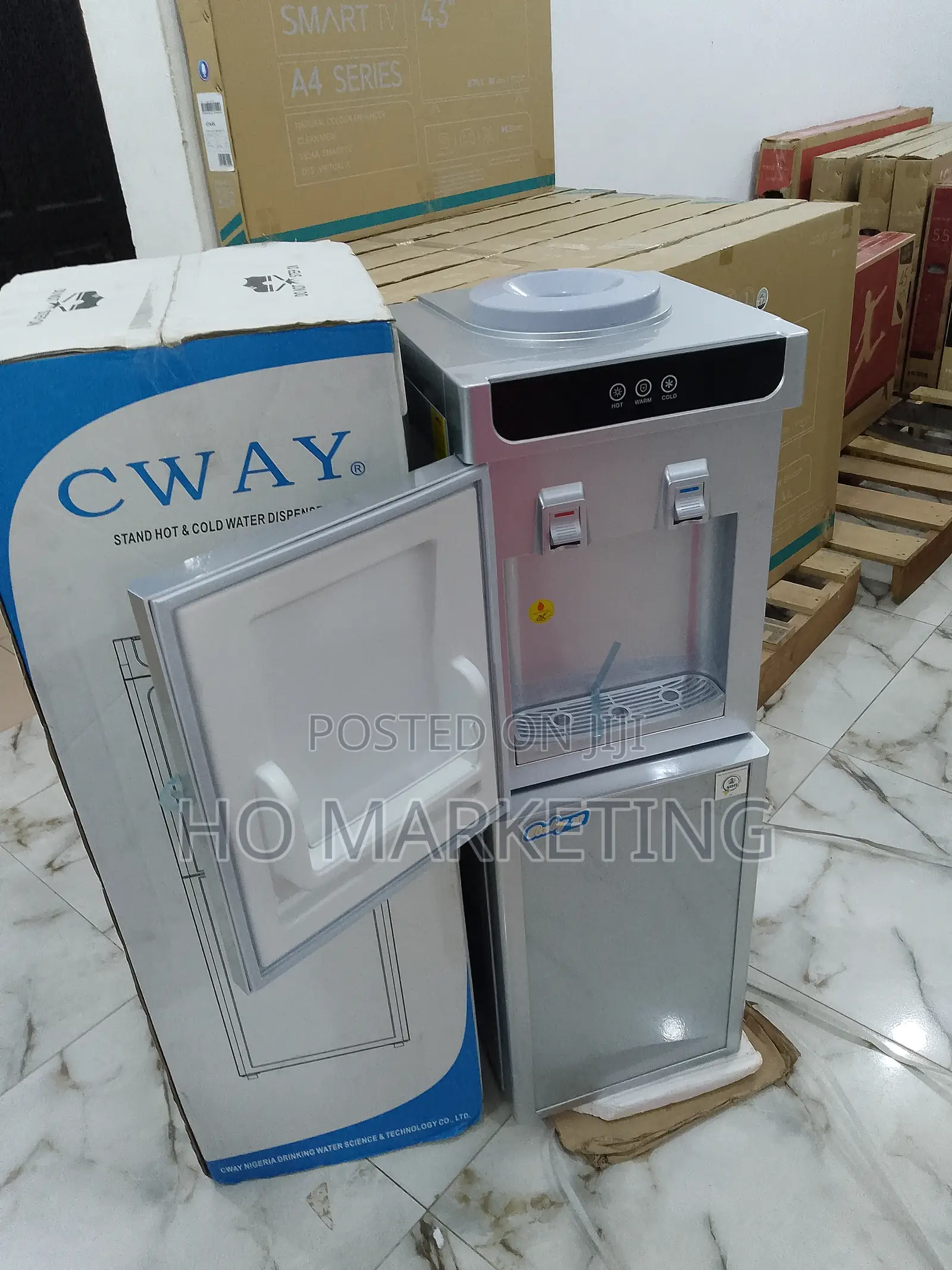 Eco Friendly Cway Water Dispenser With Refrigerator-Byb87