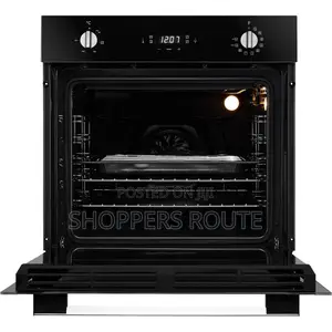 Hoover Built-in Oven With Black Glass Stainless Steel