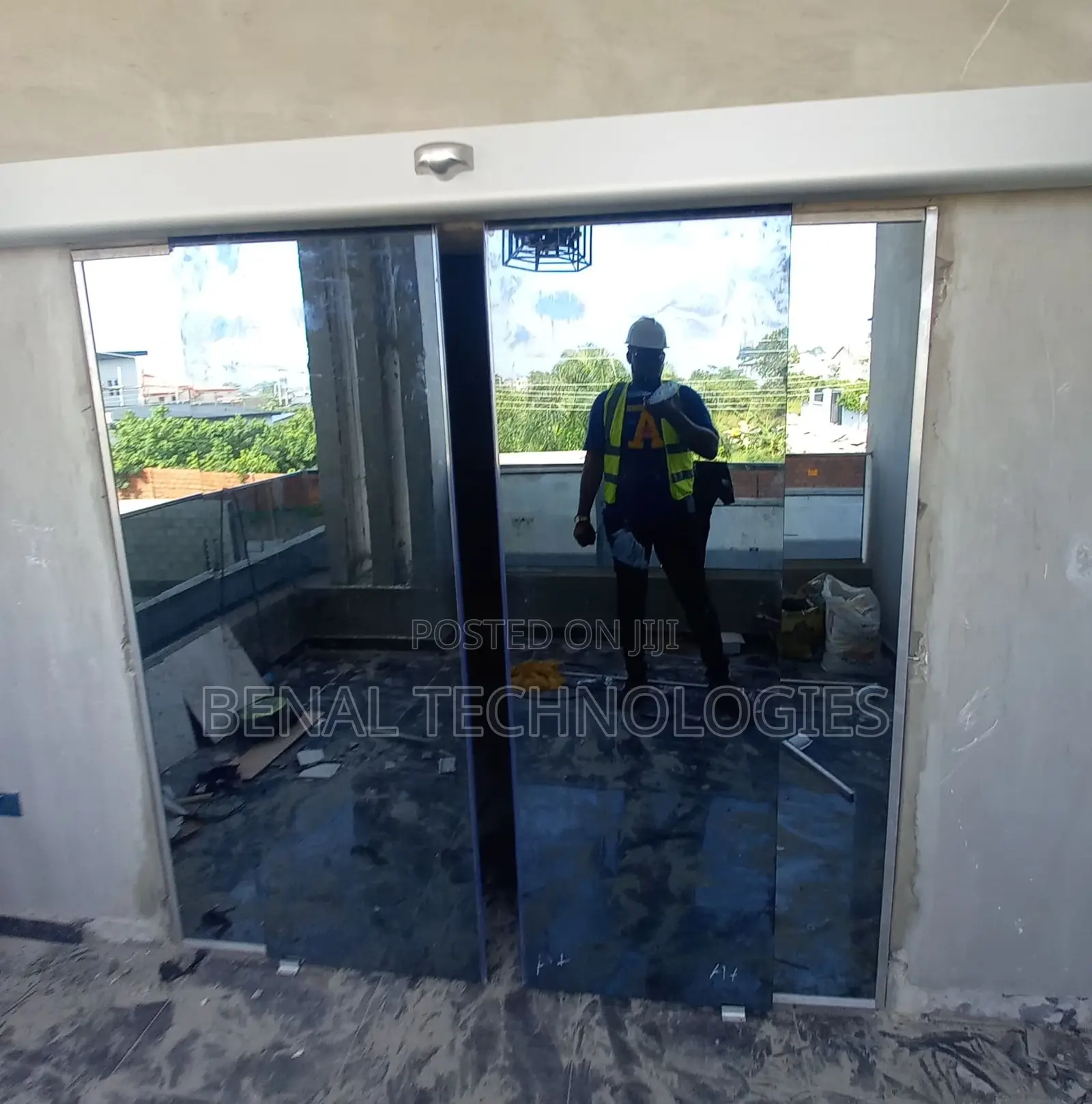 Motion-Driven Entrance Door