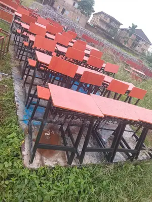 Single Desk and Seat Jointed