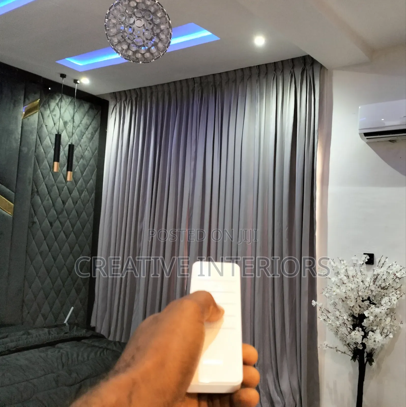 Automated Curtains With Remote Control
