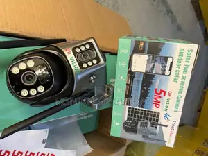 V380pro Solar PTZ Camera Dual Lens 5mp,