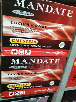 Original Mandate Battery 75ah/12v Car Battery Korea