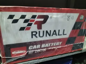 Runall Car Battery 12v 100ah Korean Technology