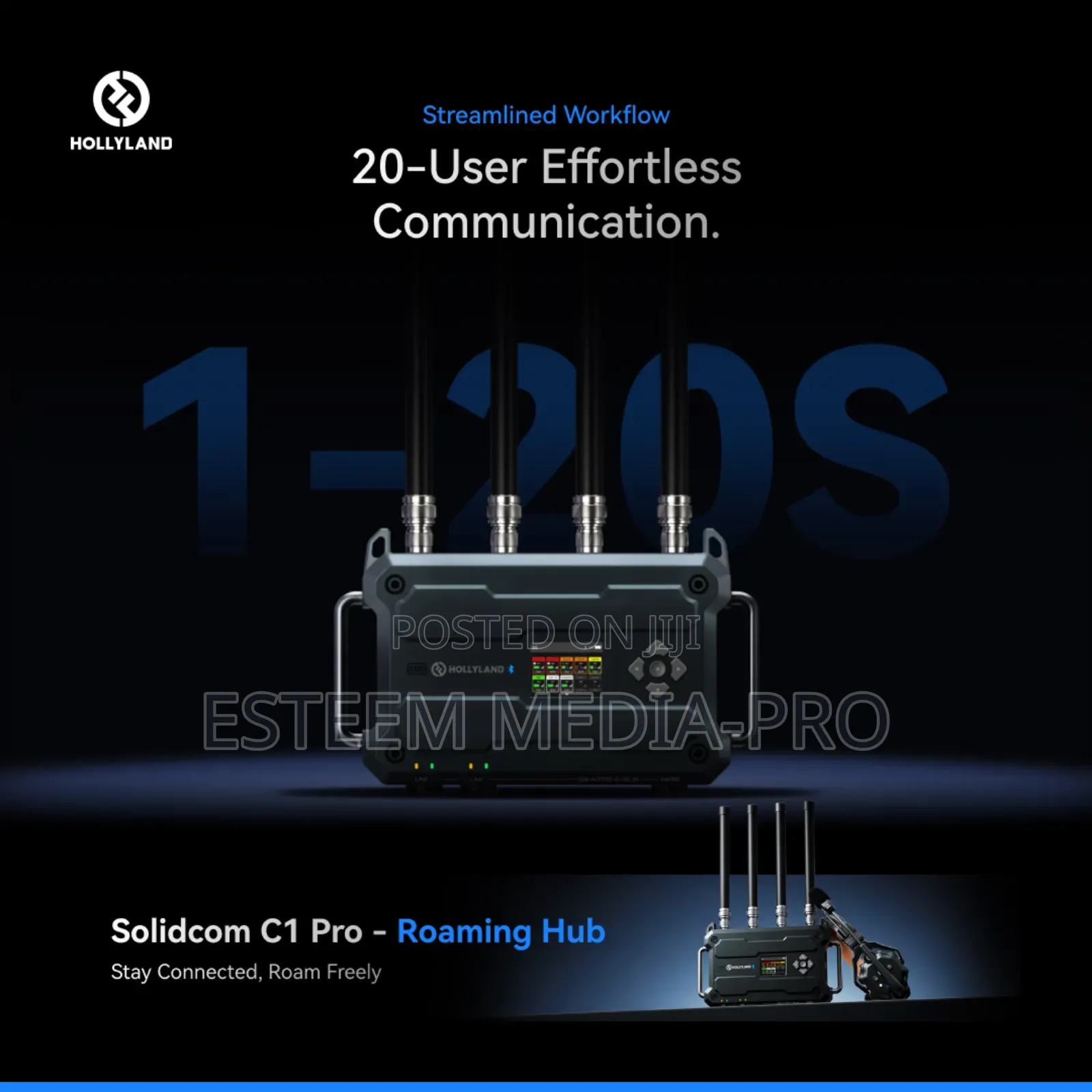 Hollyland Solidcom 20S C1 Pro-roaming Hub 20S