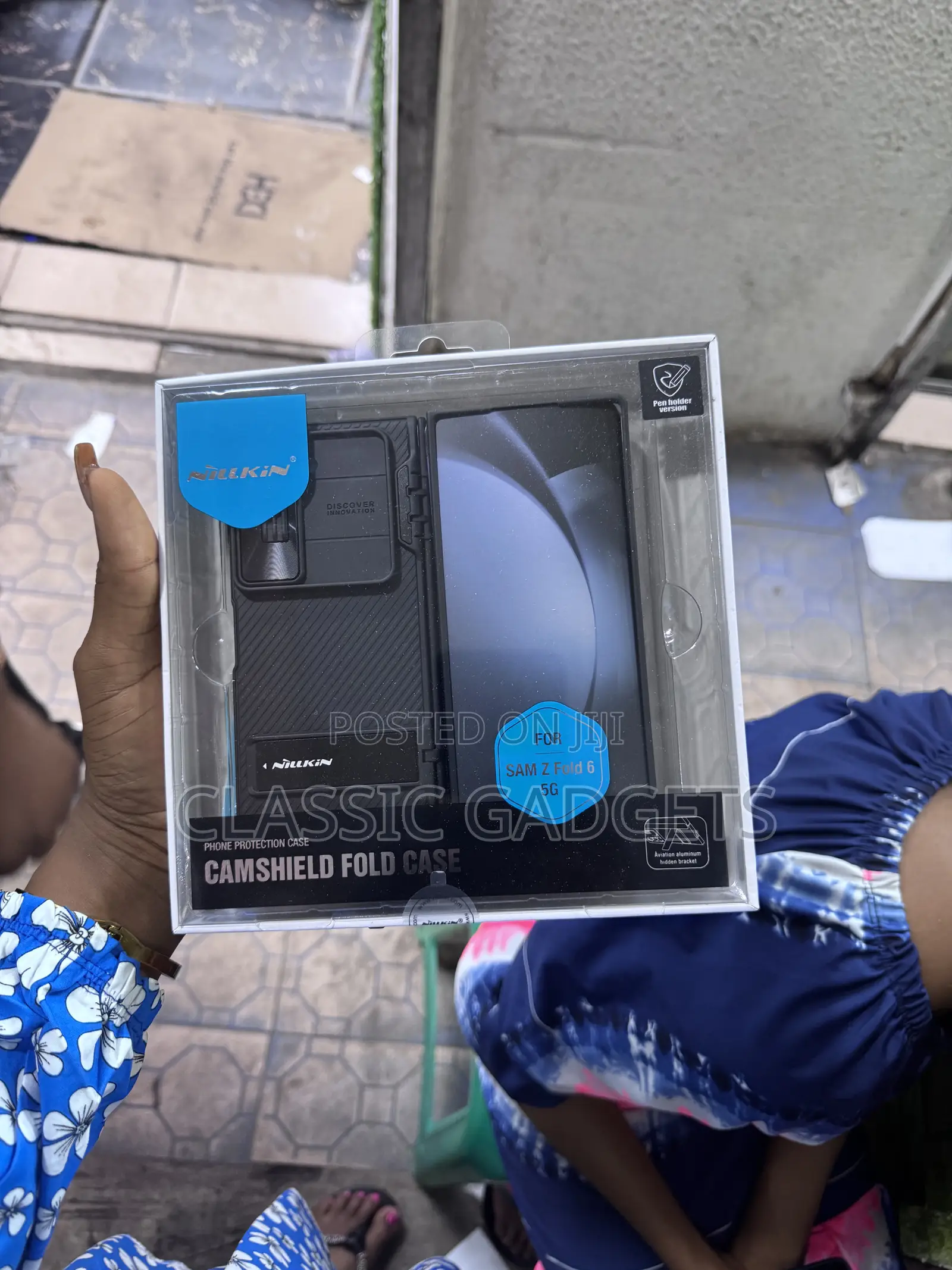 Nilkin Camshield Fold Case With Pen Space for Galaxy Zfold 6
