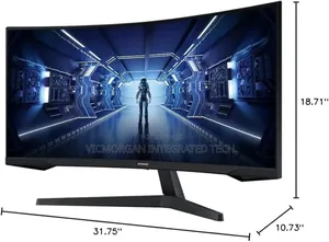 Samsung Lc34g55twwnxza 34-Inch Odyssey Curved Gaming